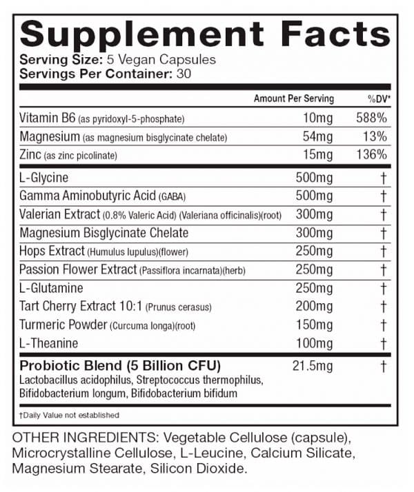 Protea Nutrition Harmony+ Ingredients Label